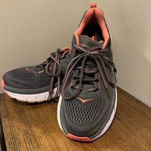 Hoka Gaviota 2 Pink & Grey